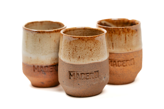 Maceró Pisco sour, display de vaso de cerámica en gres