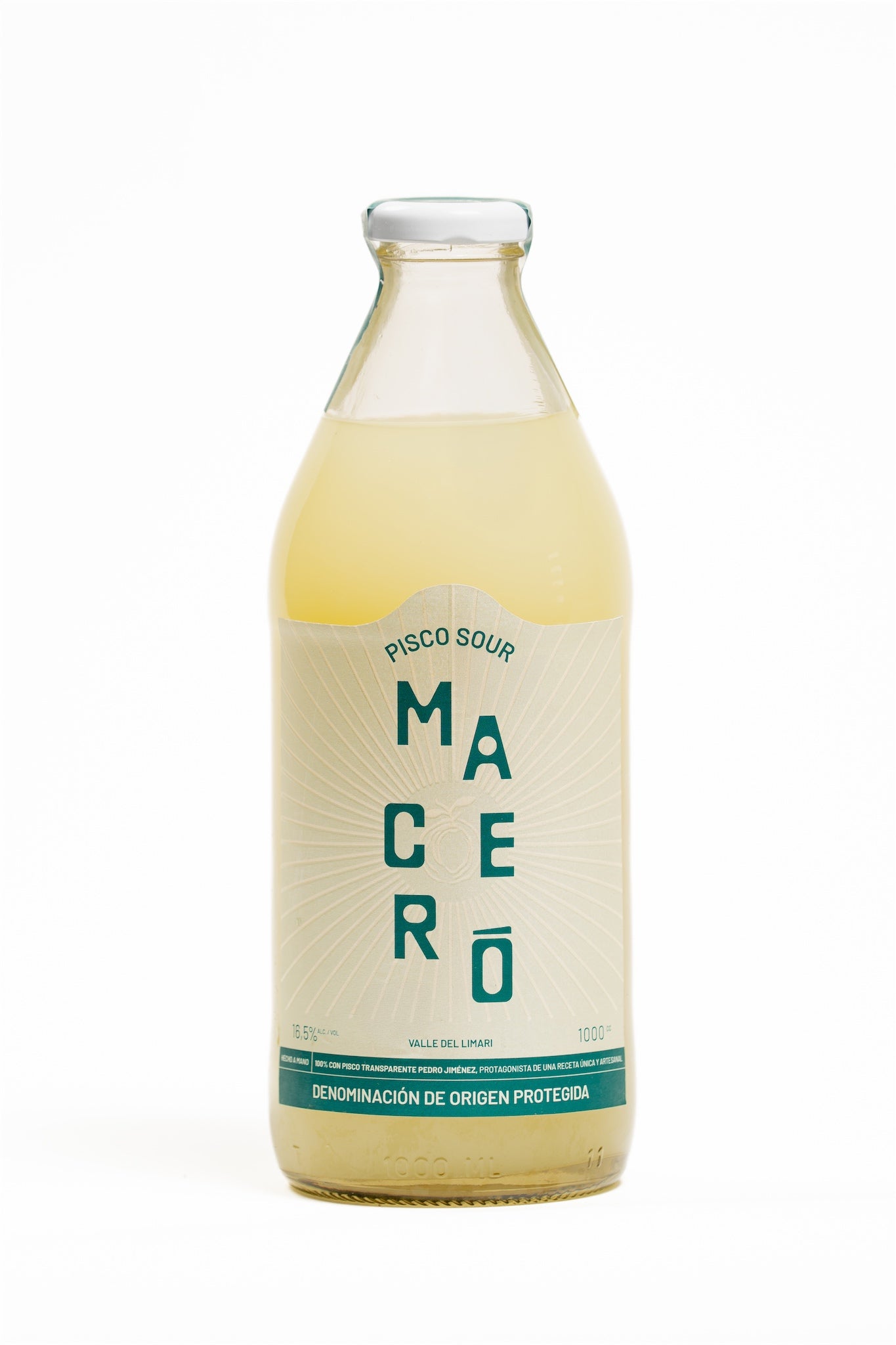 Maceró Pisco sour, el mejor sour de Chile, formato botella 750ml